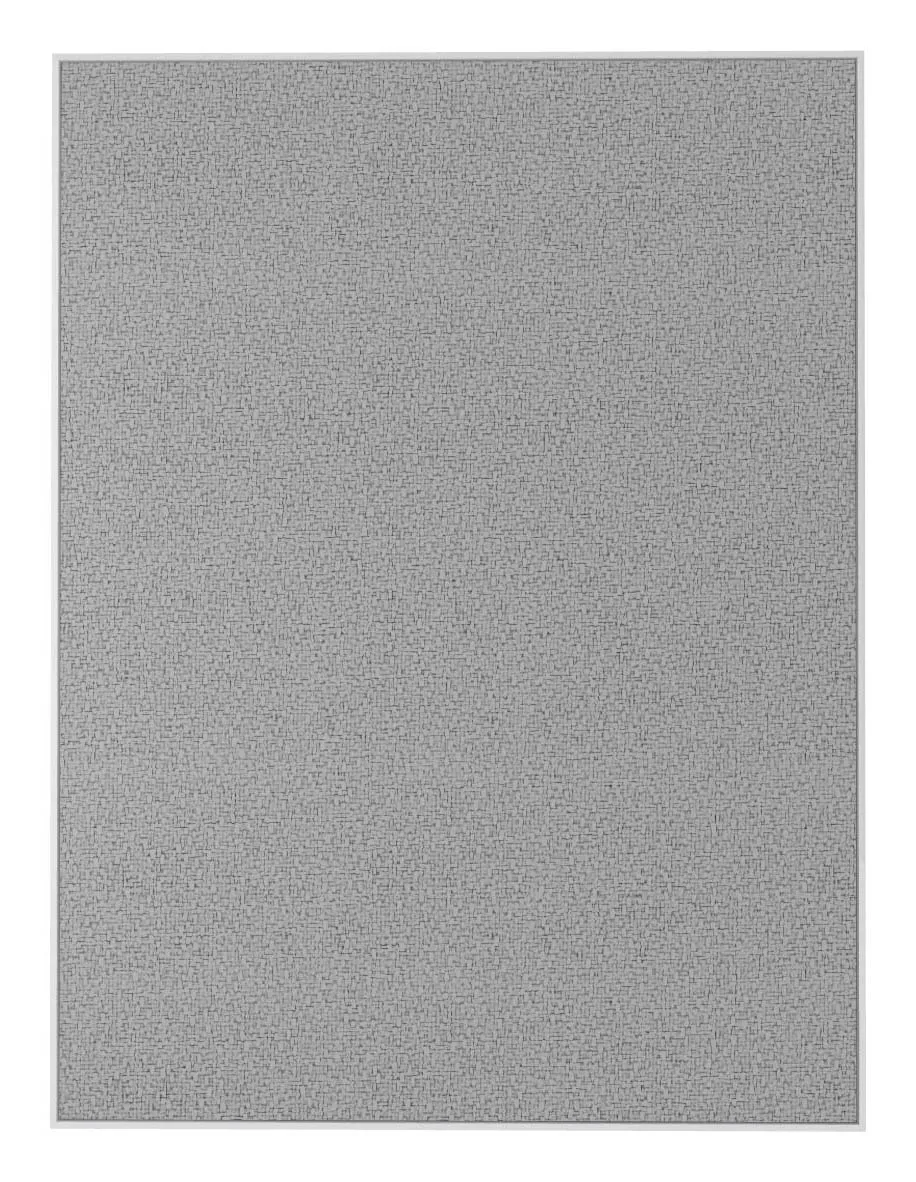 Fabric Bulletin Board with White Frame - 24