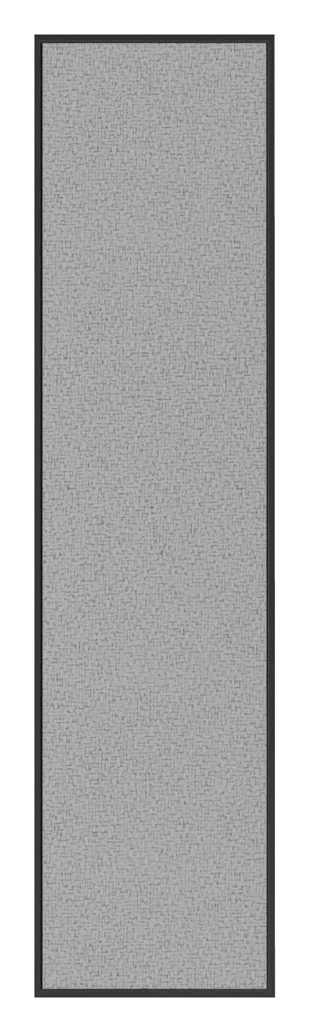 Fabric Bulletin Board with Black Frame - 12