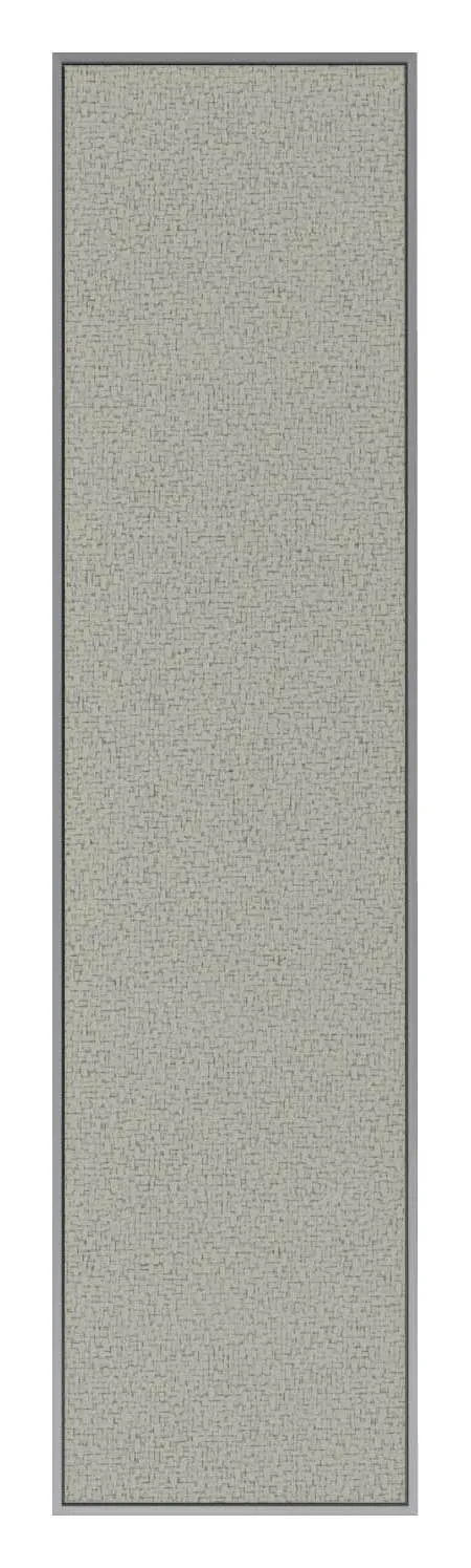 Fabric Bulletin Board with Silver Frame - 12