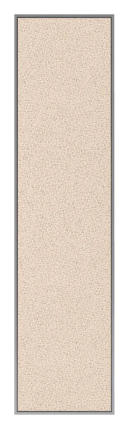 Fabric Bulletin Board with Silver Frame - 12