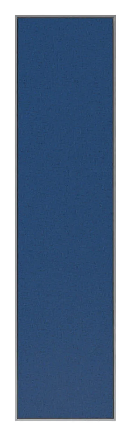 Fabric Bulletin Board with Silver Frame - 12