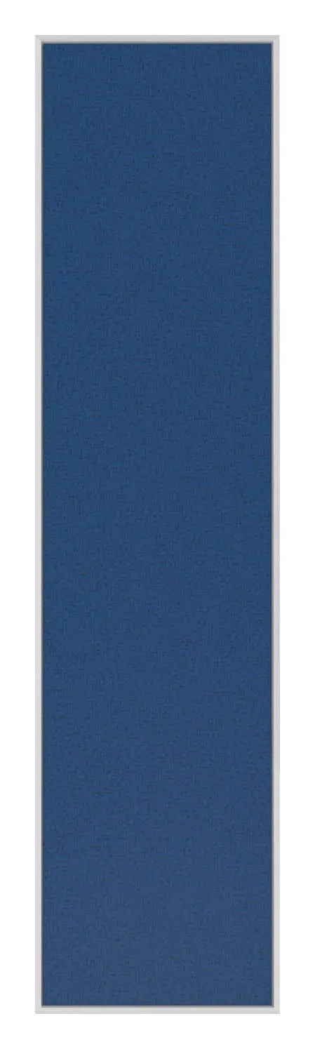 Fabric Bulletin Board with White Frame - 12