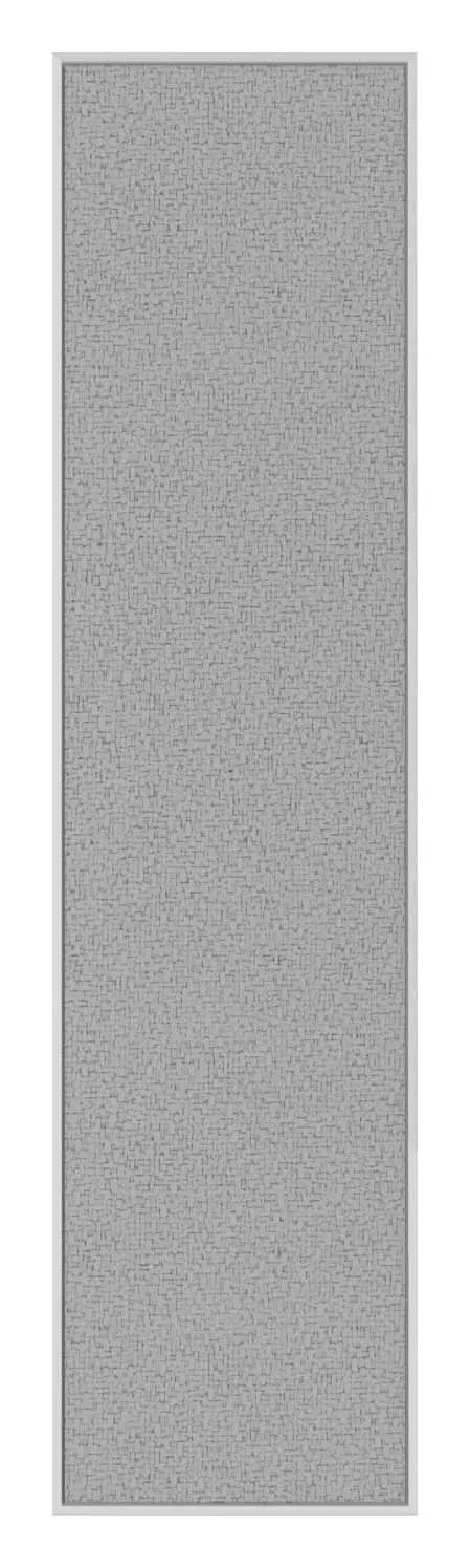 Fabric Bulletin Board with White Frame - 12