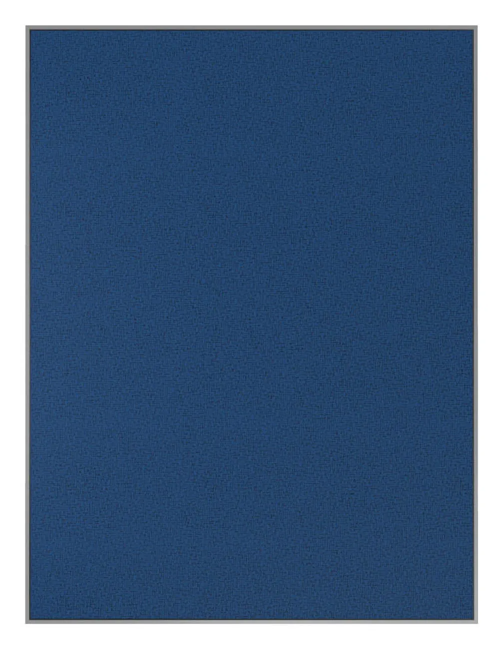 Fabric Bulletin Board with Silver Frame - 36