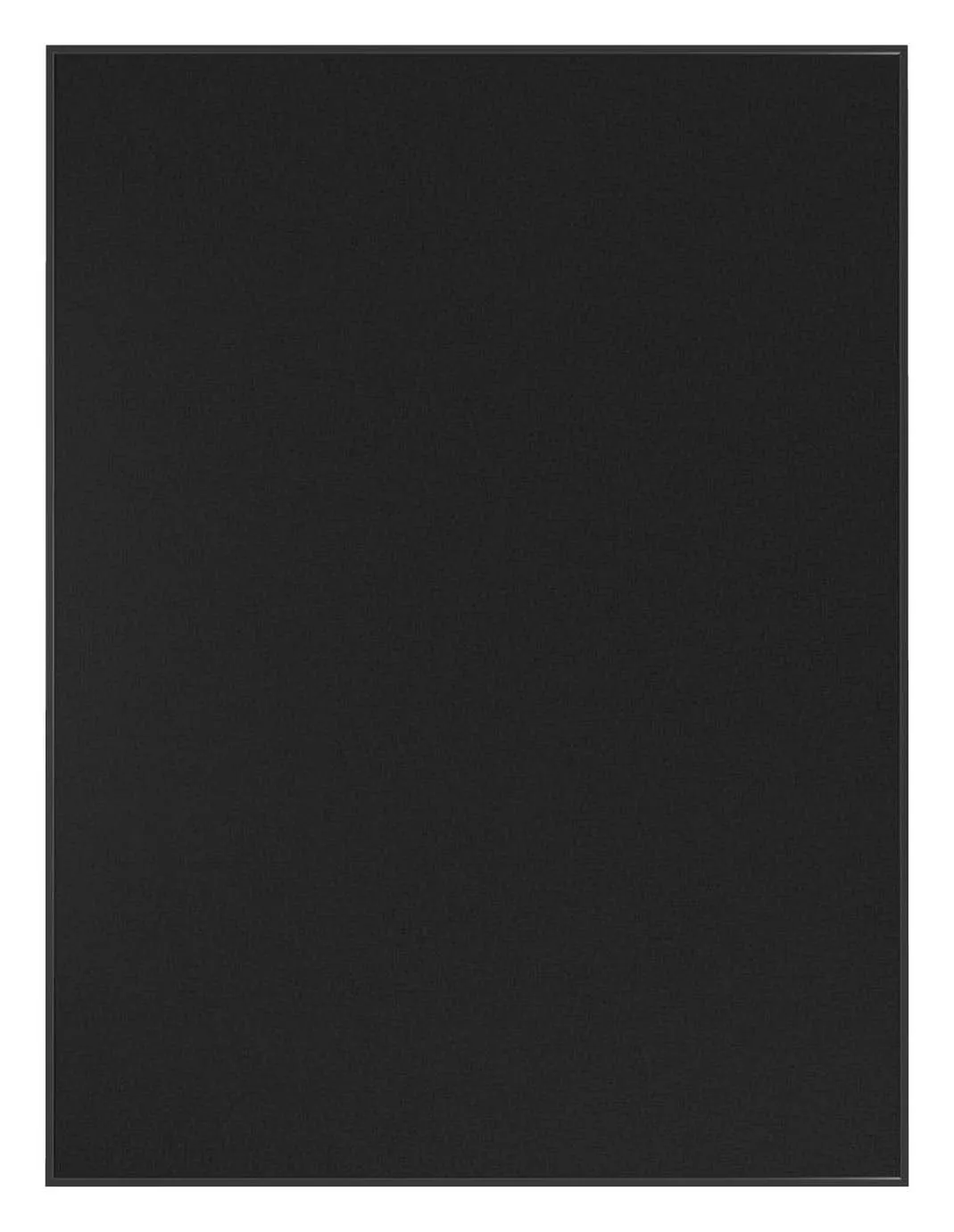 Fabric Bulletin Board with Black Frame - 36