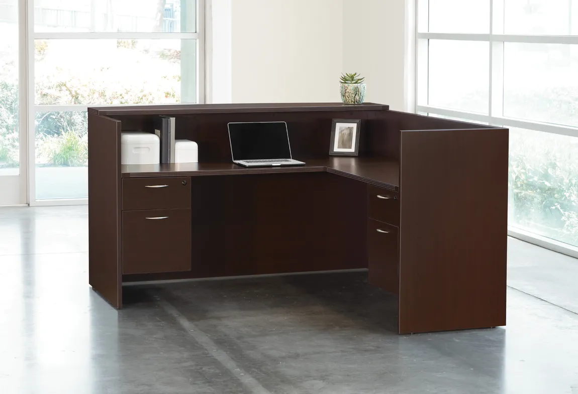 L Shaped Reception Desk