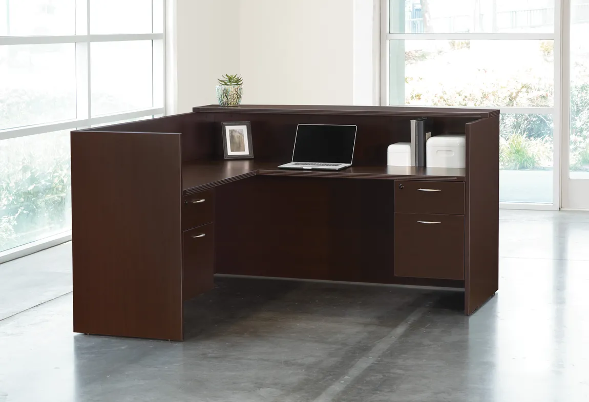 L Shaped Reception Desk