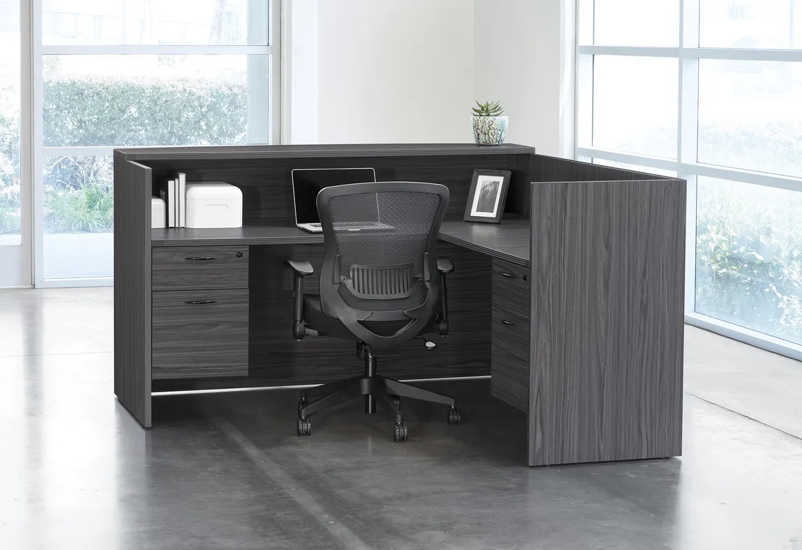 L Shaped Reception Desk