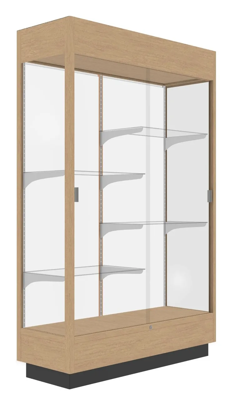 Vertical Display Case with LED Lighting - 48