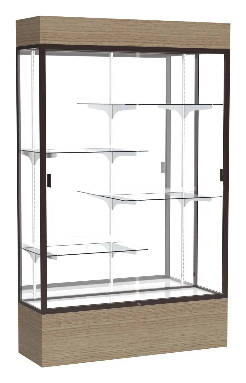 small lighted display case 48 x 80 11