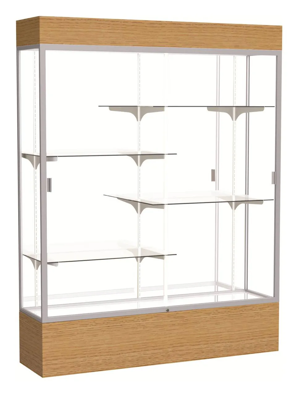 small display case with led lighting 60 x 80 16