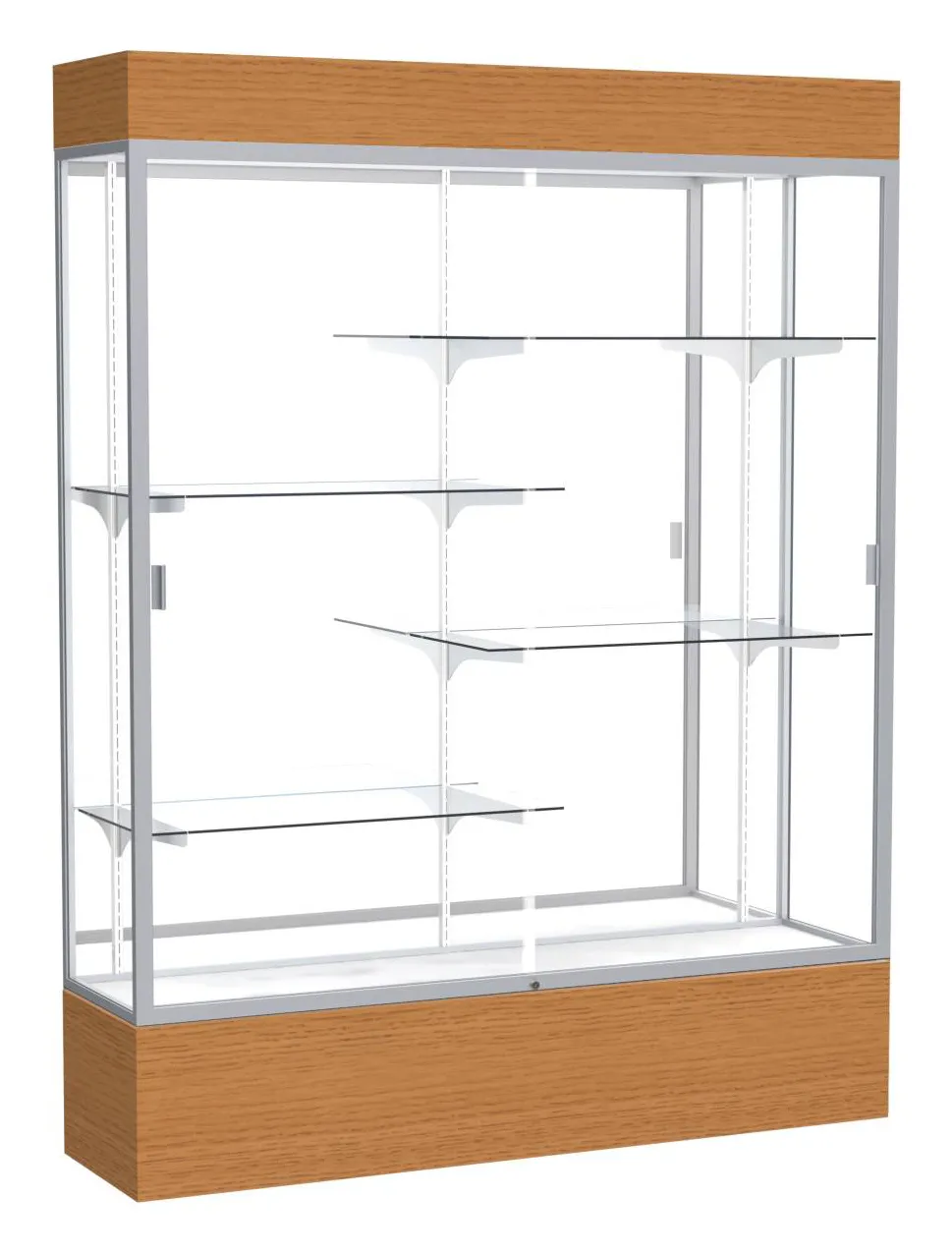 small display case with led lighting 60 x 80 18
