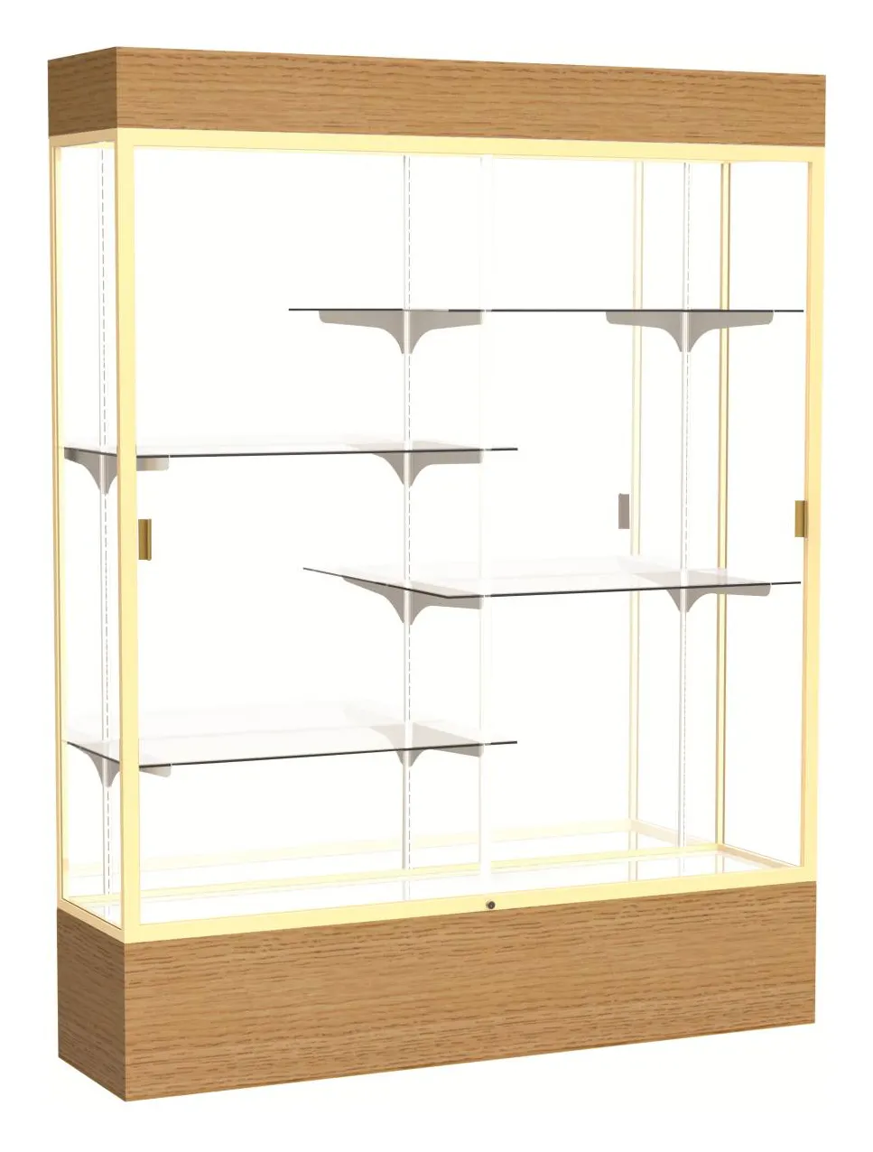 small display case with led lighting 60 x 80 13