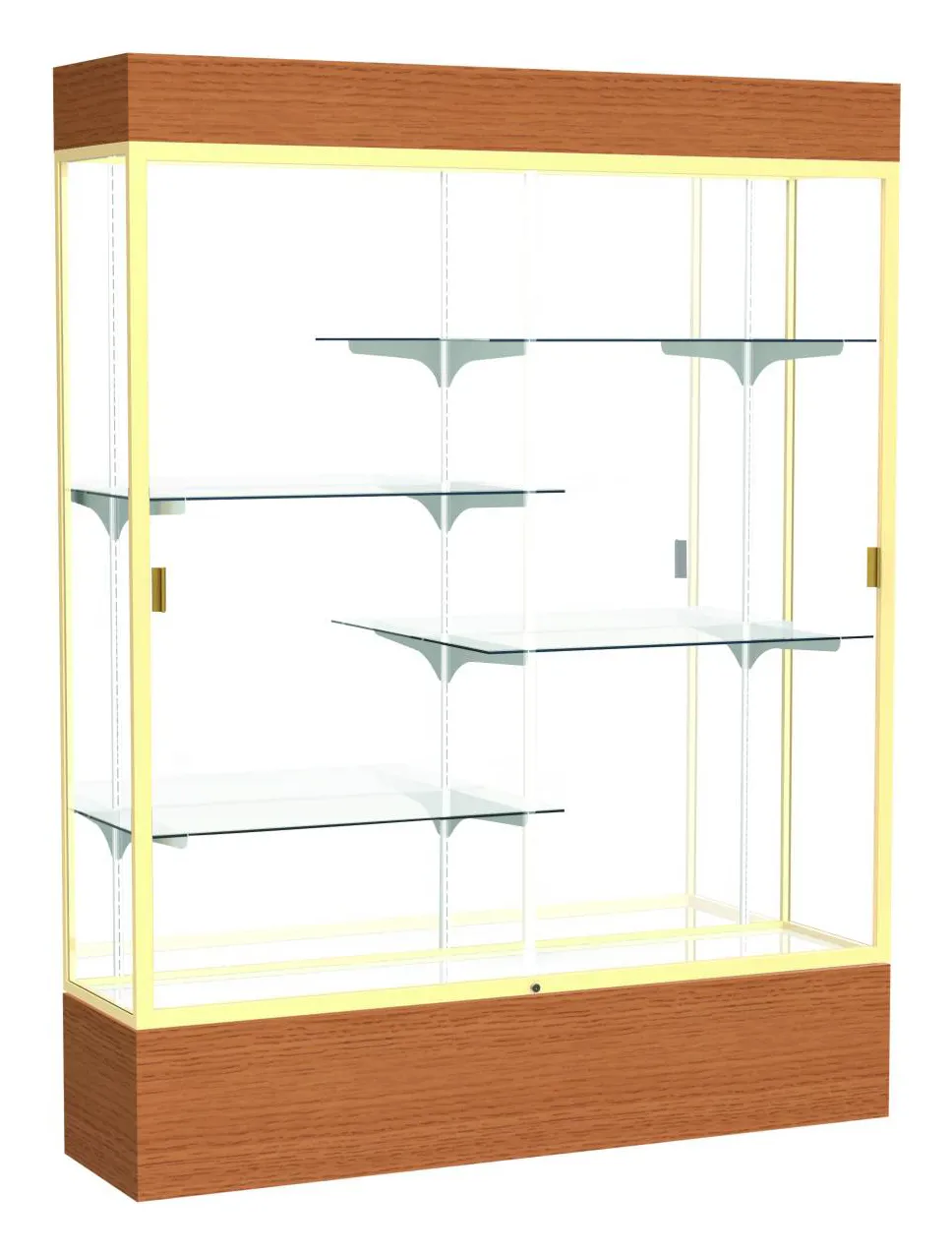 small display case with led lighting 60 x 80 15