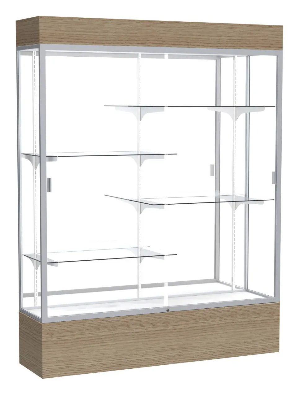 small display case with led lighting 60 x 80 17