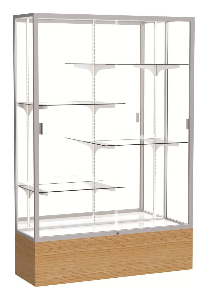 small glass display cabinet 48 x 72 16