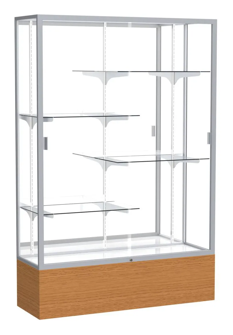 small glass display cabinet 48 x 72 18