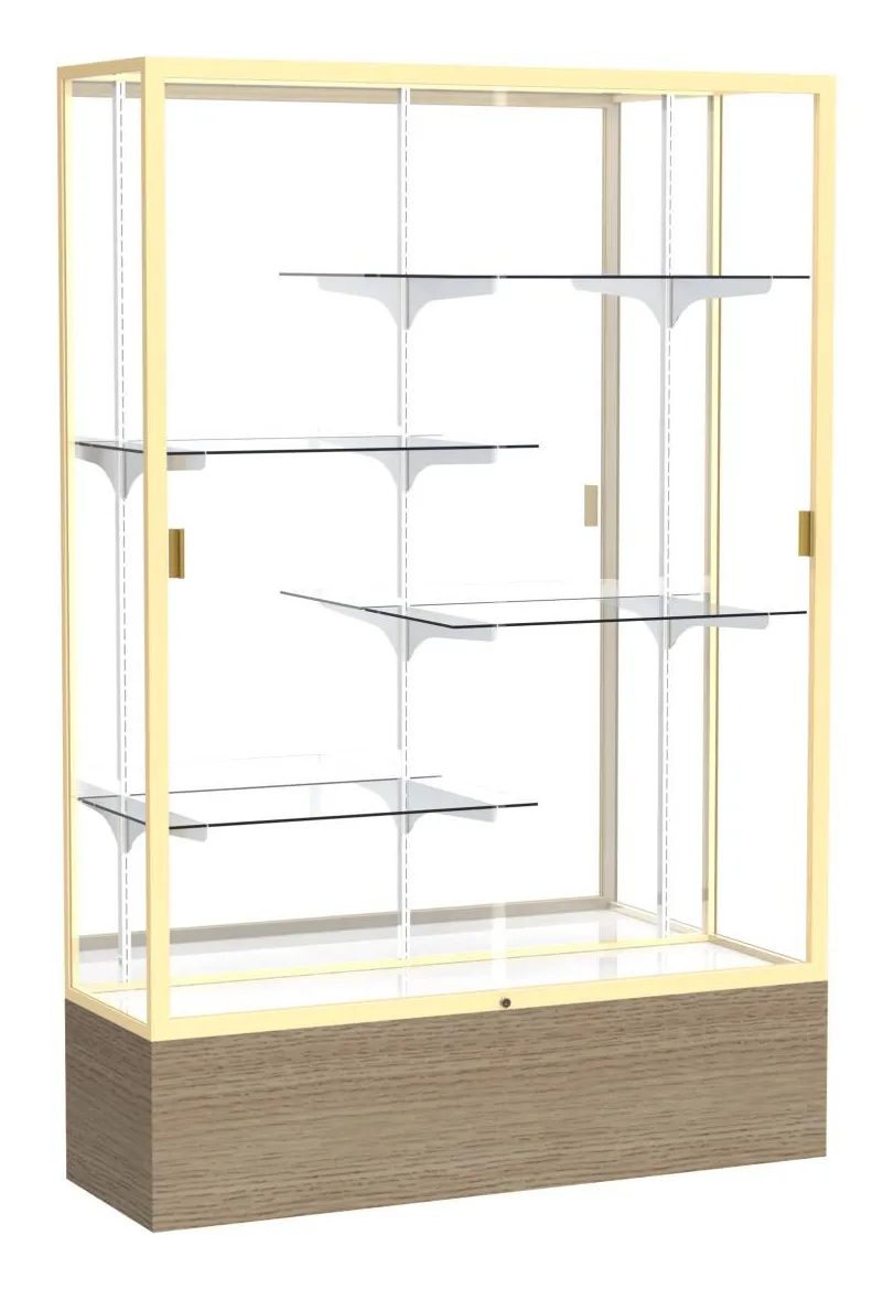 small glass display cabinet 48 x 72 14