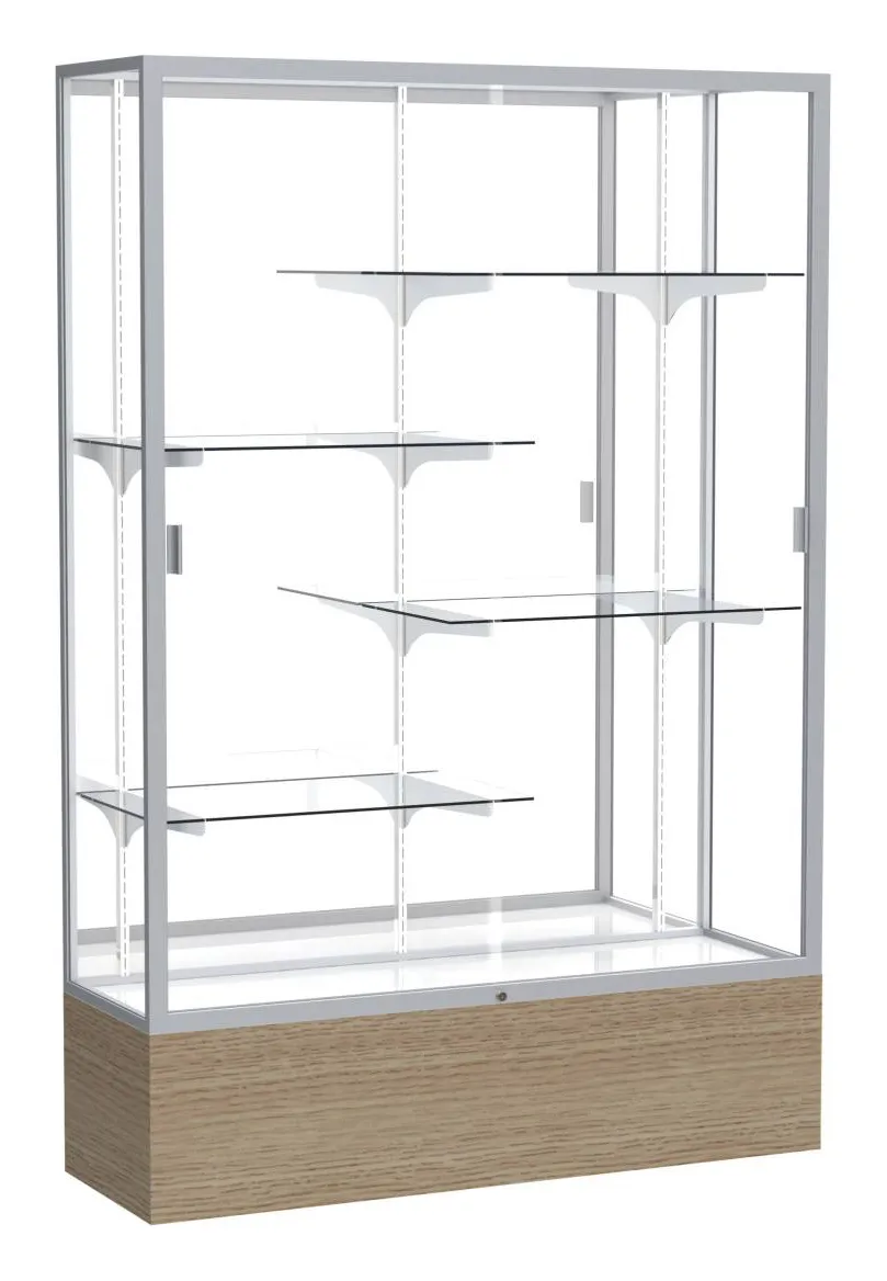 small glass display cabinet 48 x 72 17