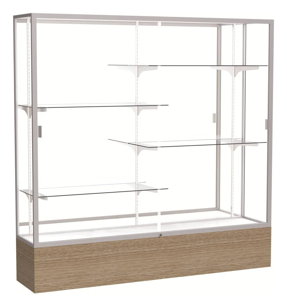 small glass display cabinet 72 x 72 17