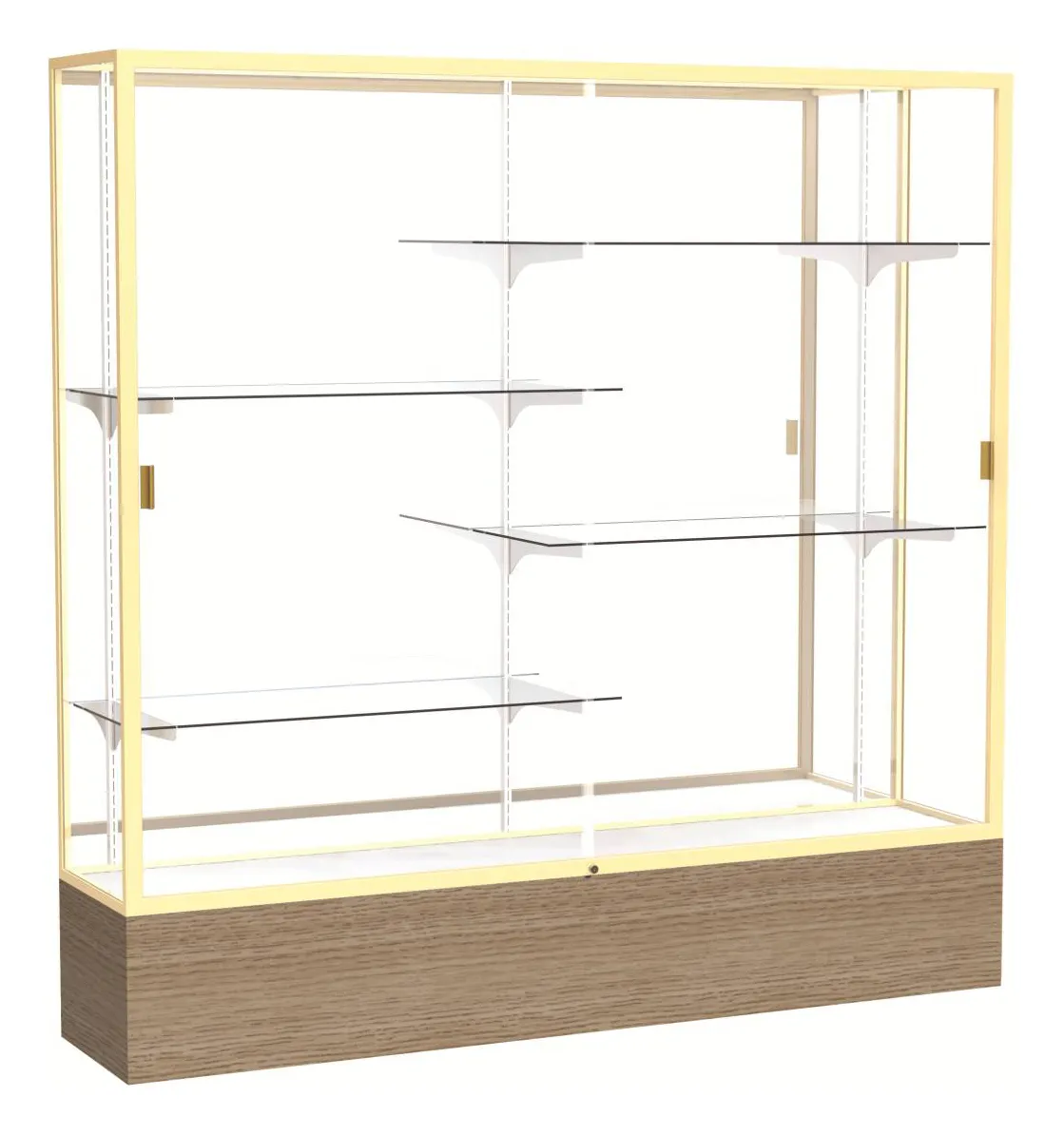 small glass display cabinet 72 x 72 14