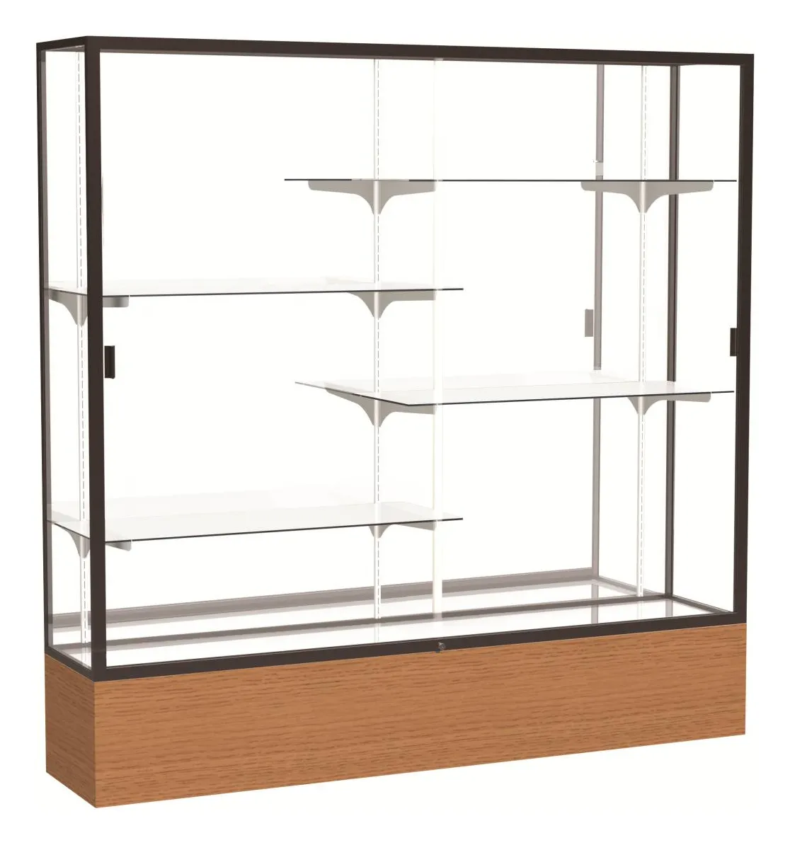 small glass display cabinet 72 x 72 12
