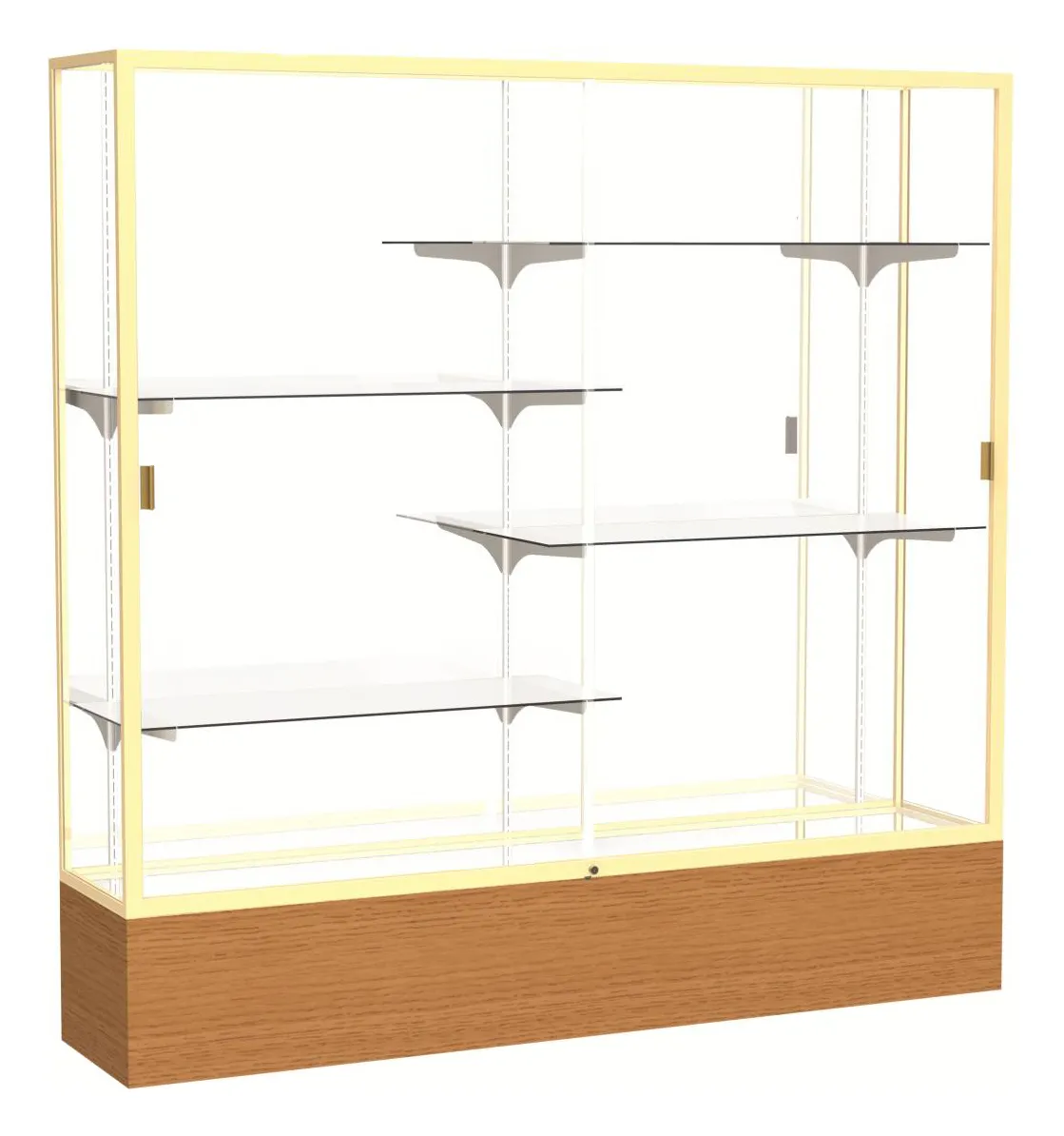 small glass display cabinet 72 x 72 15