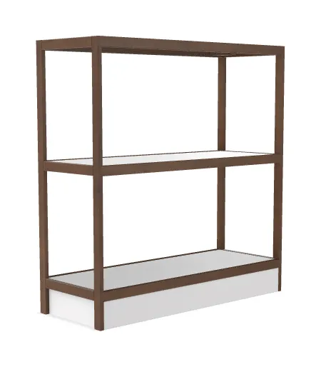 small open shelving unit 48 x 50 11