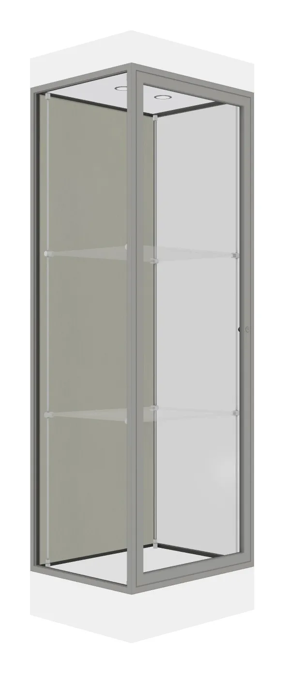 Tower Display Case with LED Lighting - 24