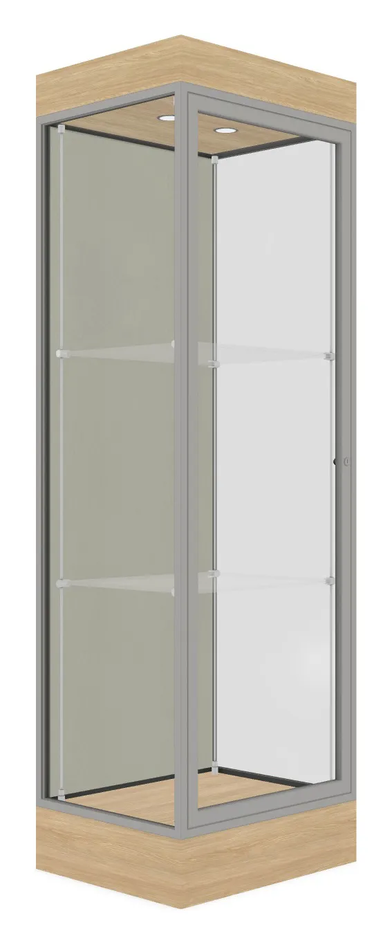 Tower Display Case with LED Lighting - 24