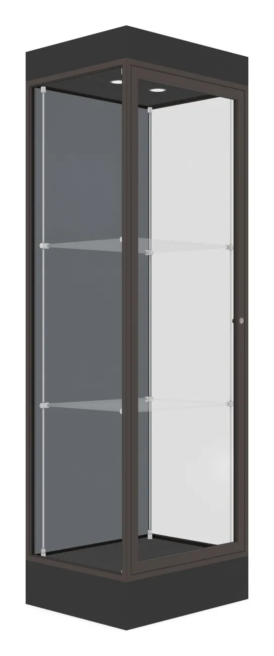 Tower Display Case with LED Lighting - 24