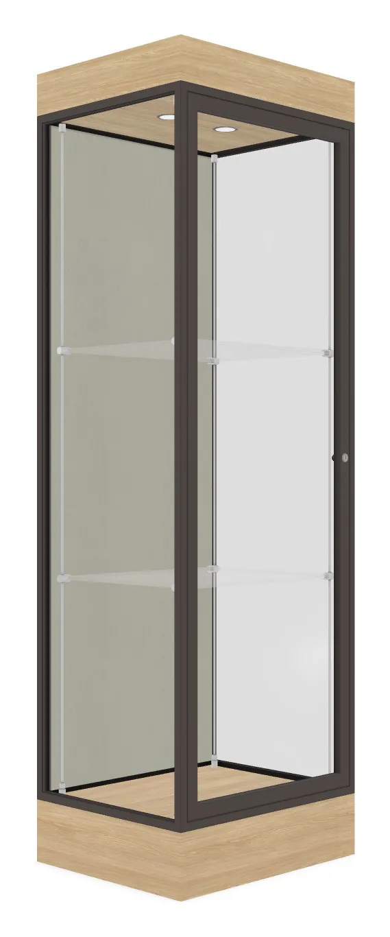 Tower Display Case with LED Lighting - 24