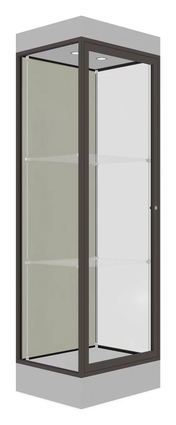 Tower Display Case with LED Lighting - 24
