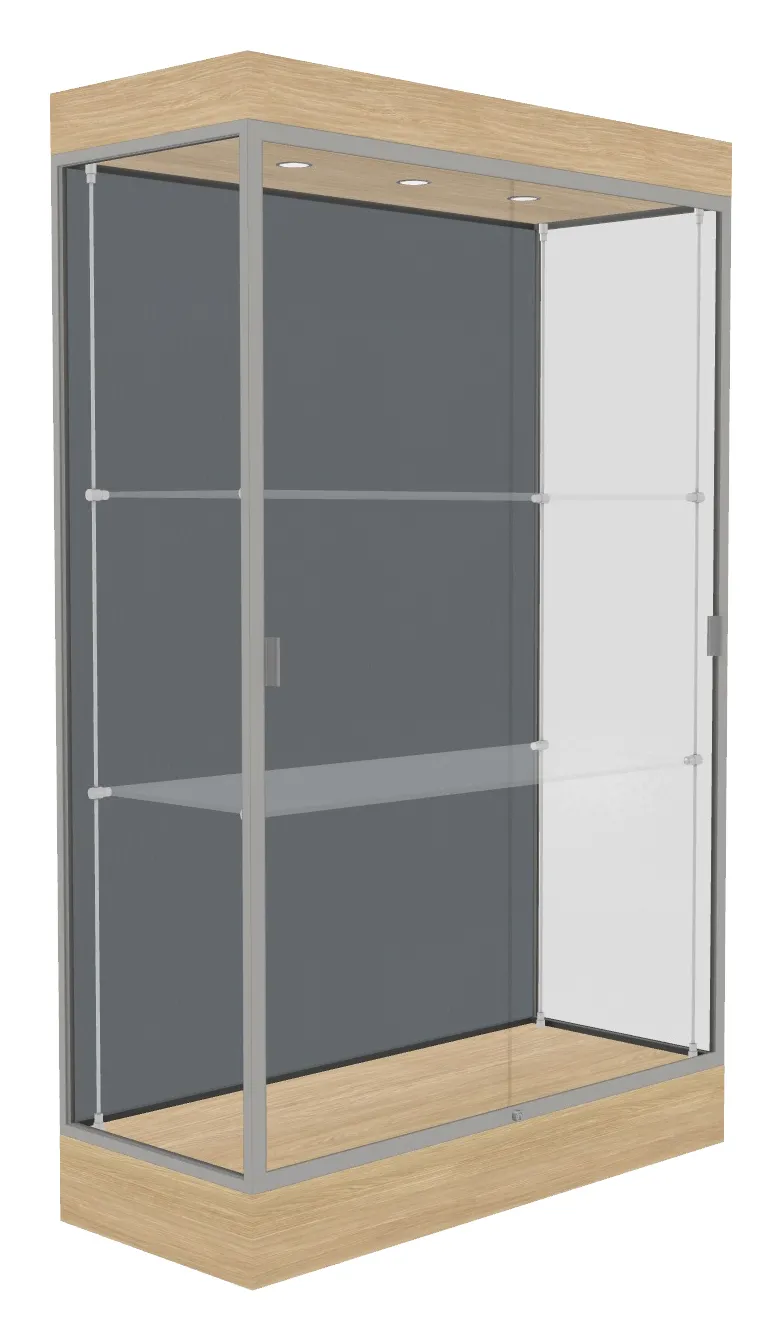 Large Display Case with LED Lighting - 48