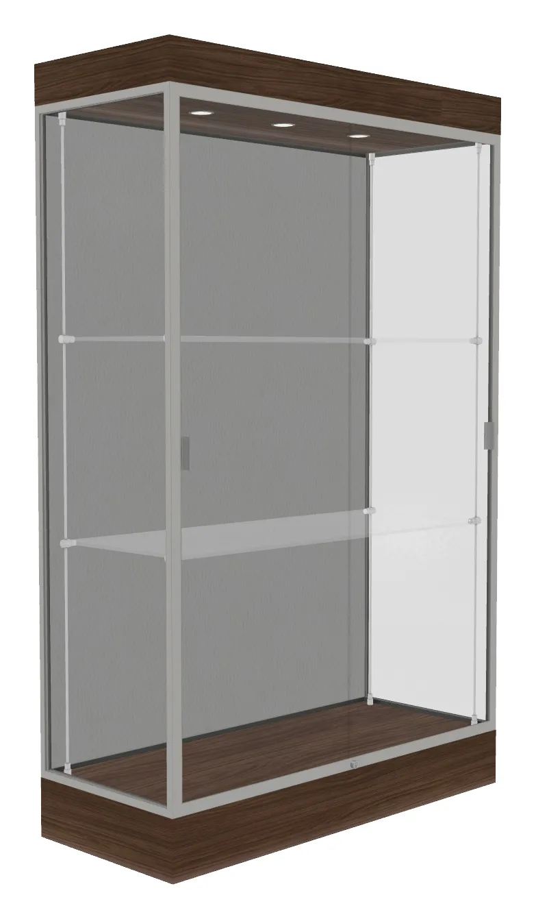 small large display case with led lighting 48 x 76 28