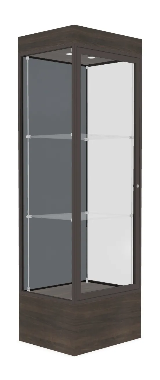 Lighted Display Case with 12