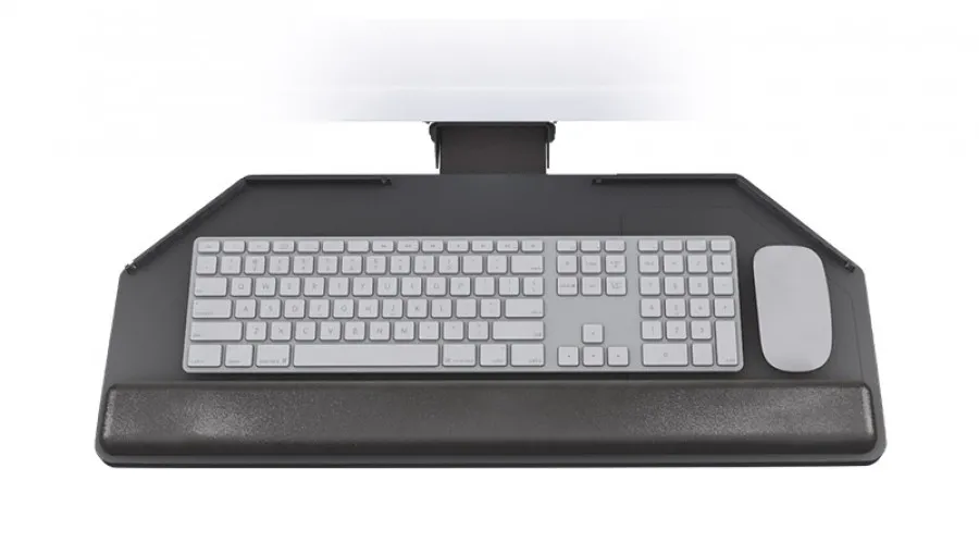 Articulating Corner Keyboard Tray