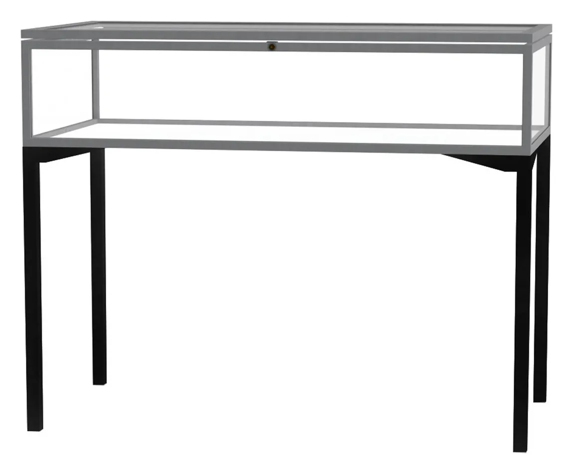 Tabletop Display Case with Hinged Top - 48