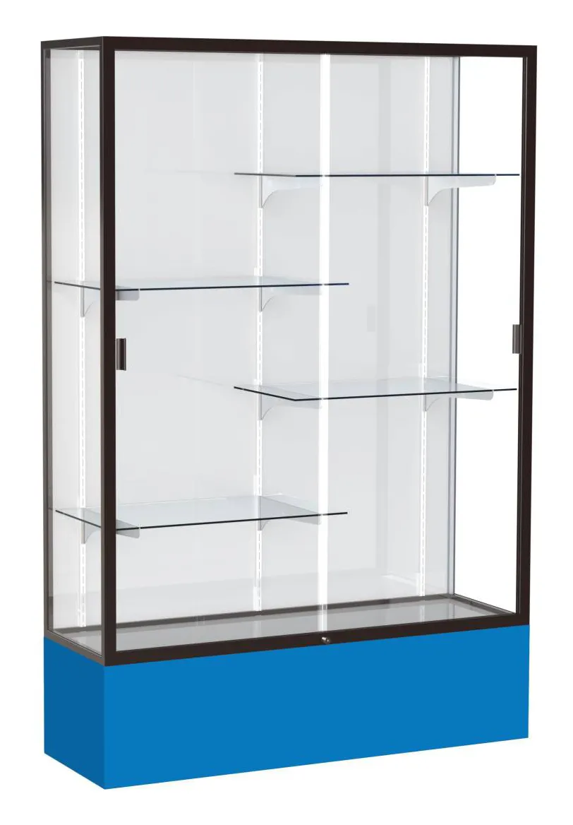 small glass display case 48 x 72 18