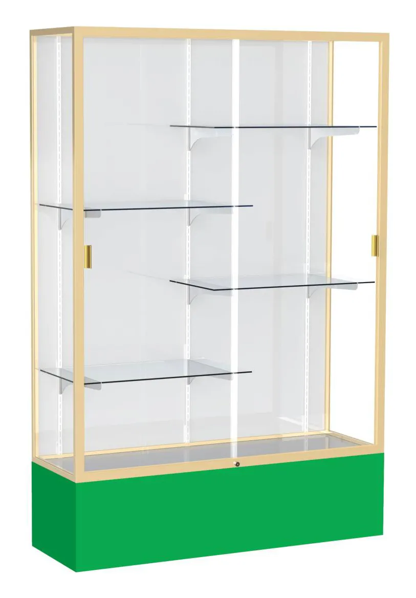 small glass display case 48 x 72 21