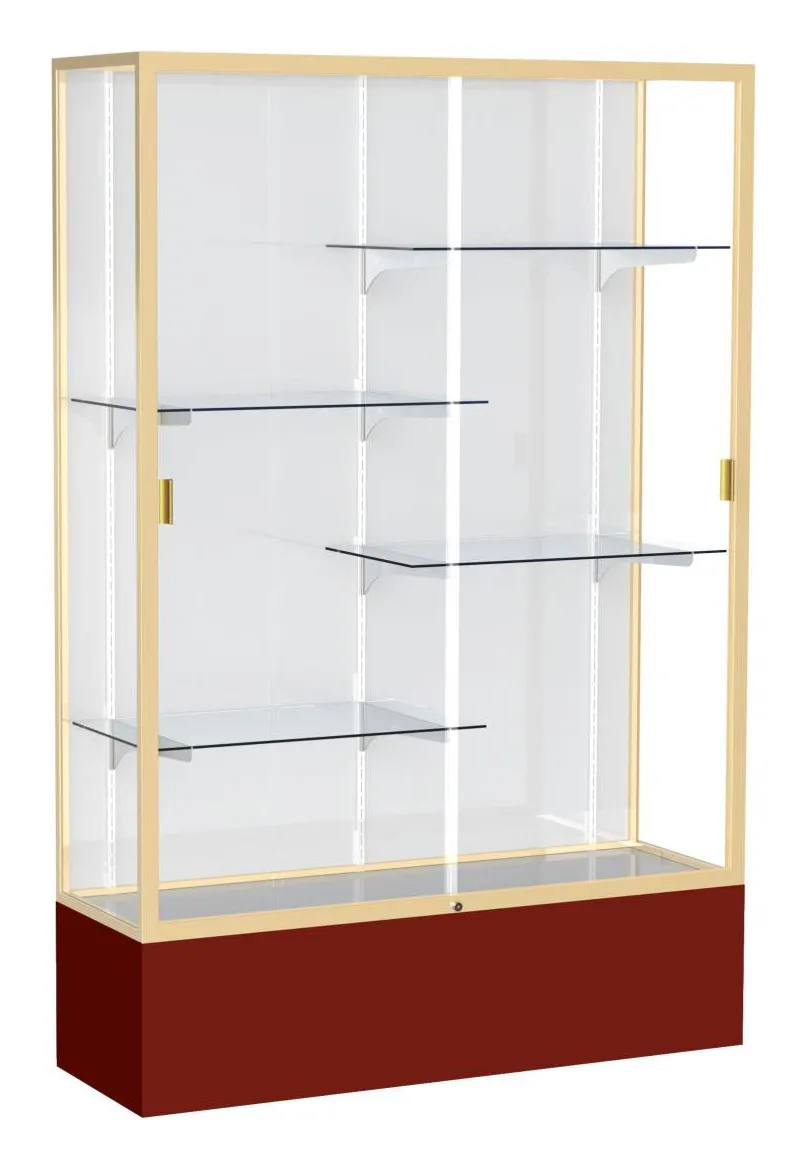 small glass display case 48 x 72 22