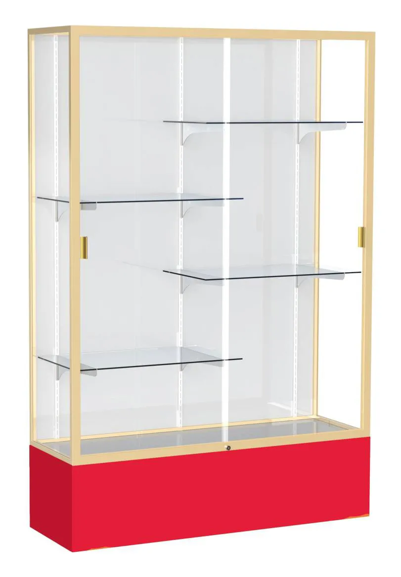 small glass display case 48 x 72 26