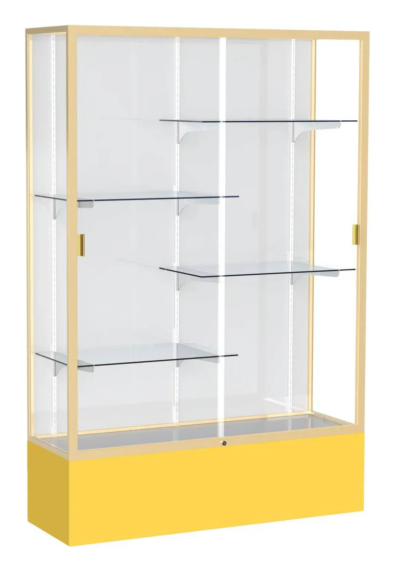 small glass display case 48 x 72 20