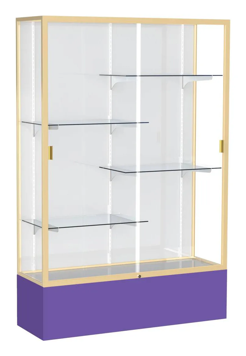 small glass display case 48 x 72 25
