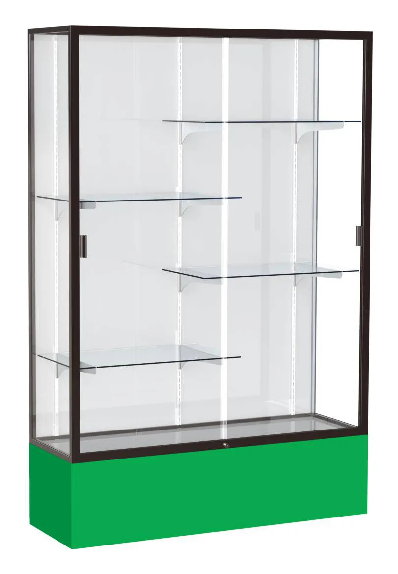 small glass display case 48 x 72 12