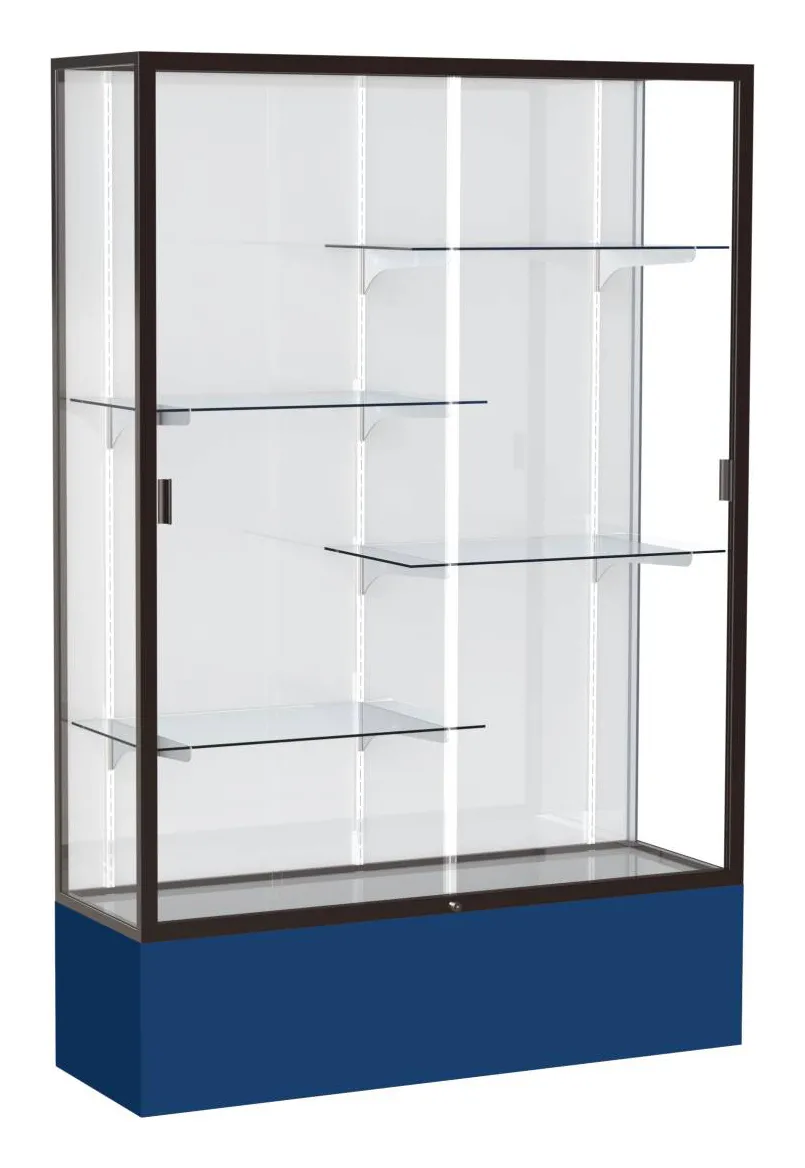 small glass display case 48 x 72 14