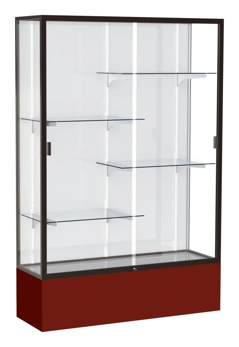 small glass display case 48 x 72 13