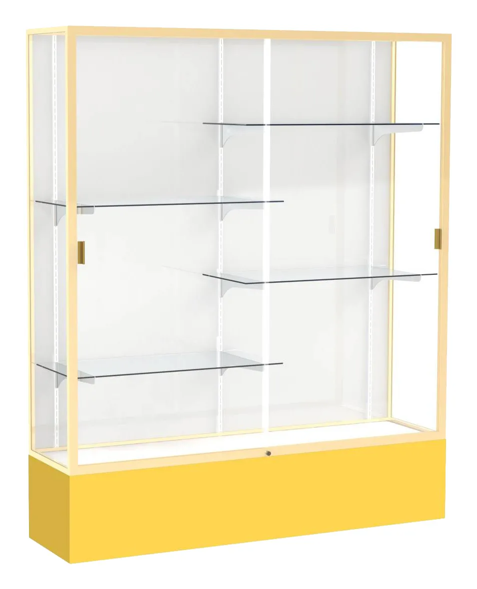 small tall glass display case 60 x 72 11
