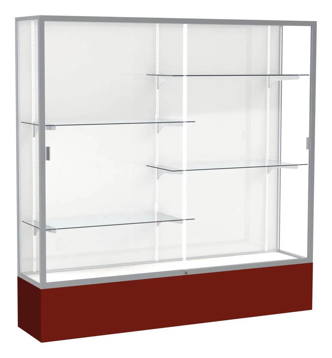 small large glass display case 72 x 72 22