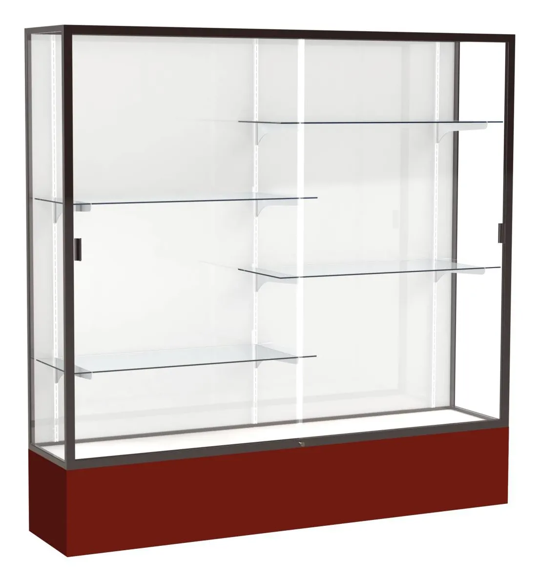 small large glass display case 72 x 72 13